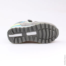 144074-72 Кроссовки на липучках для мальчики серый фото №3