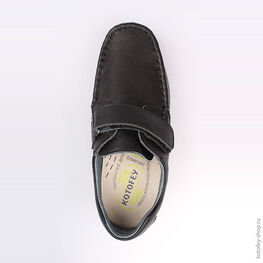 632195-21 Полуботинки для мальчики черный фото №4