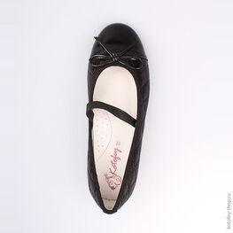 634038-23 Туфли для девочки черный фото №4