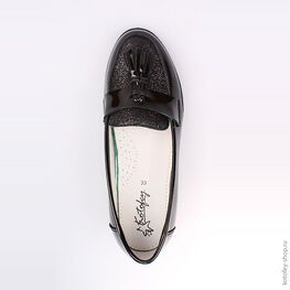 634039-21 Туфли для девочки черный фото №4