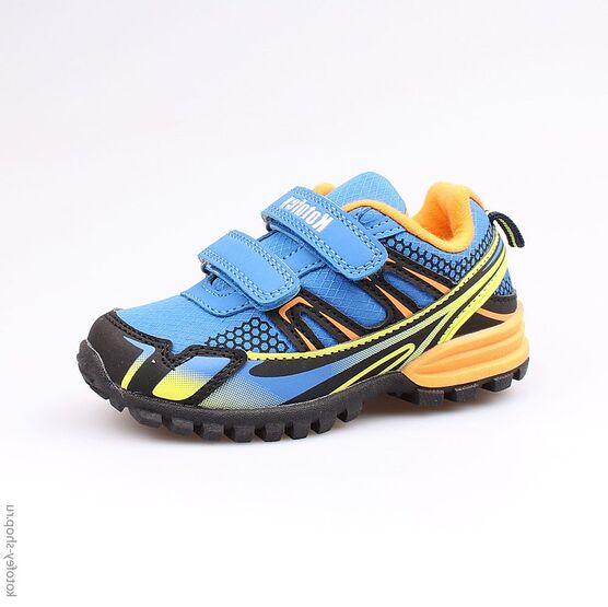 344160-72 Кроссовки для мальчики син-ора