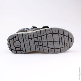 552061-31 Ботинки для мальчики чер-сер фото №3