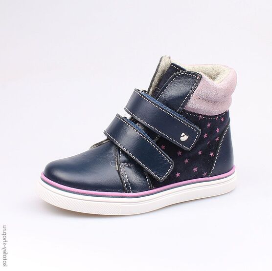 352156-32 Ботинки для девочки светло-синий