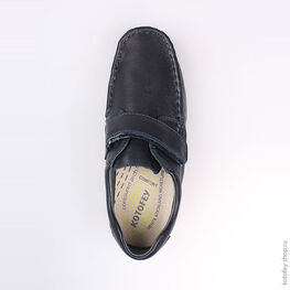 632195-22 Полуботинки для мальчики светло-синий фото №4