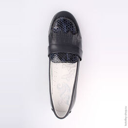 732164-21 Туфли для девочки светло-синий фото №4