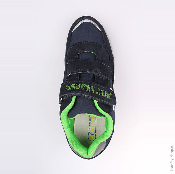 644159-72 Кроссовки для мальчики син-зел фото №4