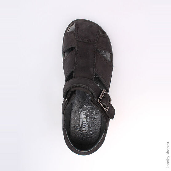 622048-21 Сандалии для мальчики черный фото №4