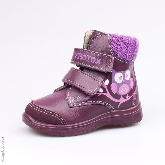 152179-32 Ботинки для девочки фиолетовый