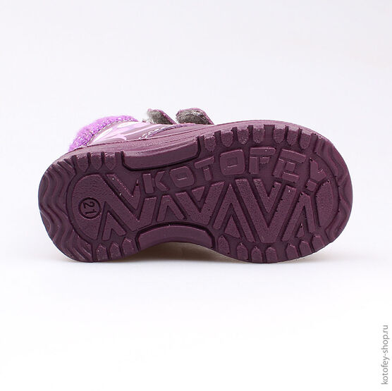 152179-32 Ботинки для девочки фиолетовый фото №3