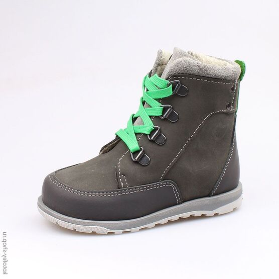 352107-35 Ботинки для мальчики серый