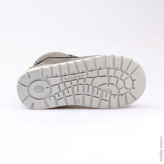 352107-35 Ботинки для мальчики серый фото №3