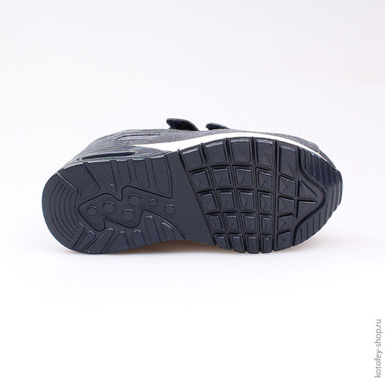 344162-72 Кроссовки со вставками из натуральной кожи для мальчики светло-синий фото №3