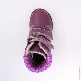 352152-32 Ботинки для девочки фиолетовый фото №4