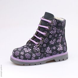 352159-31 Ботинки для девочки светло-синий