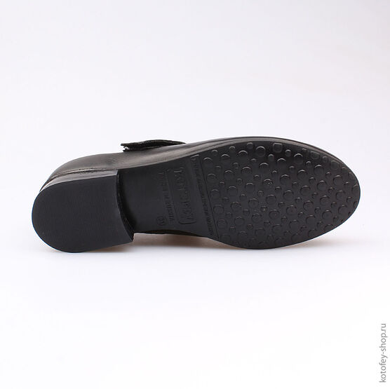 532118-26 Туфли для девочки черный фото №3