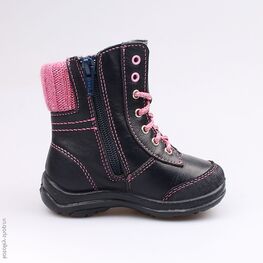 152169-33 Ботинки для девочки син-роз фото №2