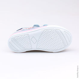 341032-12 Кеды для девочки голубой фото №3