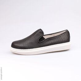 532160-21 Полуботинки для девочки черный