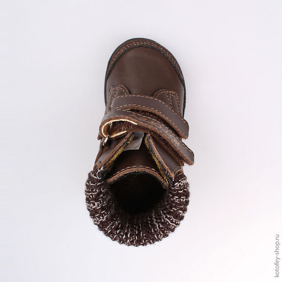 152181-32 Ботинки для мальчики коричневый фото №4