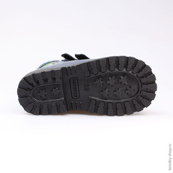 352115-31 Ботинки для мальчики светло-синий фото №3