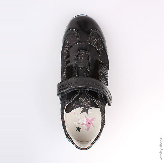 534018-21 Полуботинки для девочки черный фото №4