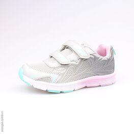 644171-72 Кроссовки для девочки сер-роз