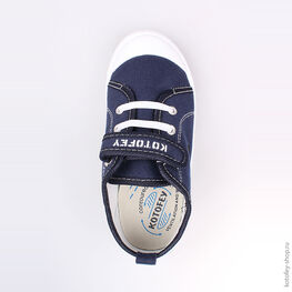 541023-12 Кеды для мальчики светло-синий фото №4