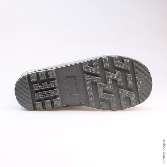 566135-11 Резиновые сапоги для мальчики син-жел фото №3