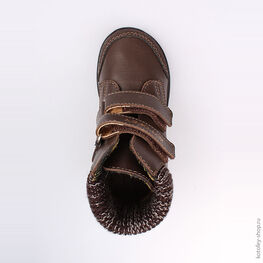 352154-32 Ботинки для мальчики коричневый фото №4