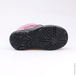 352141-33 Ботинки для девочки син-роз фото №3