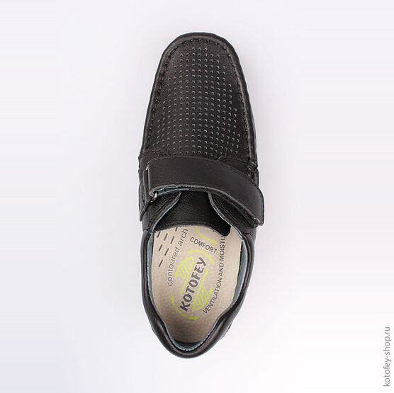 632196-21 Полуботинки для мальчики черный фото №4