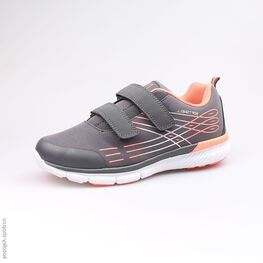 744098-72 Кроссовки для девочки сер-крл