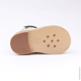 022070-22 Туфли летние для мальчики сер-жел фото №3