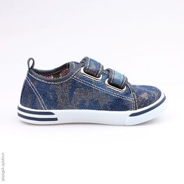 341032-11 Кеды для девочки светло-синий фото №2