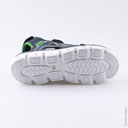 524031-11 Пляжная обувь с LED-подсветкой для мальчики син-зел фото №3