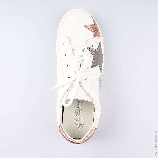 632254-21 Полуботинки для девочки белый фото №4