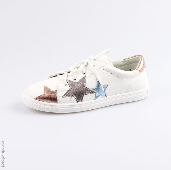 632254-21 Полуботинки для девочки белый