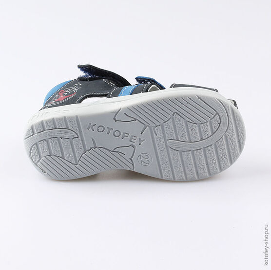 122090-23 Сандалии для мальчики светло-синий фото №3