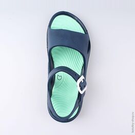 725033-01 Пляжная обувь для девочки светло-синий фото №4