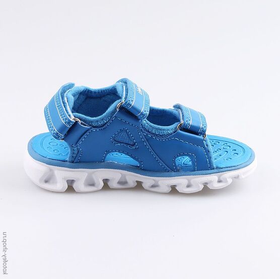 324025-12 Пляжная обувь с LED-подсветкой для мальчики син-гол фото №2