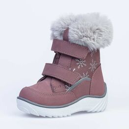 152260-53 Зимние ботинки для девочки для девочки розовый