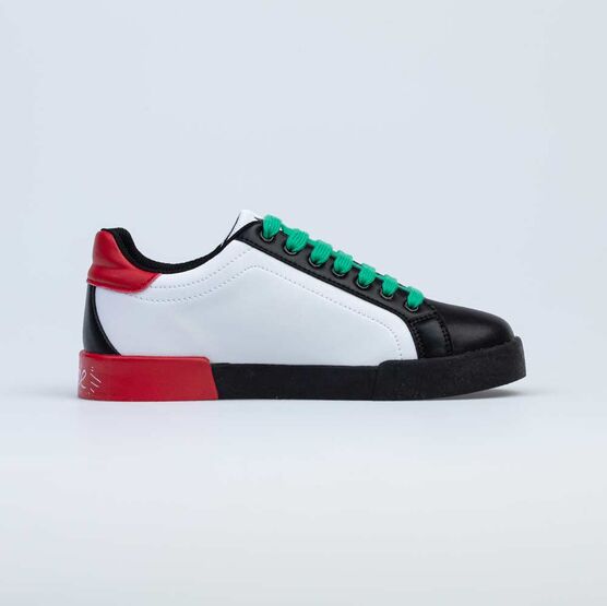 734031-71 Кеды для мальчики бел-чер фото №2