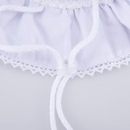 07811970-40 Панама ажурная белая для девочки белый фото №4