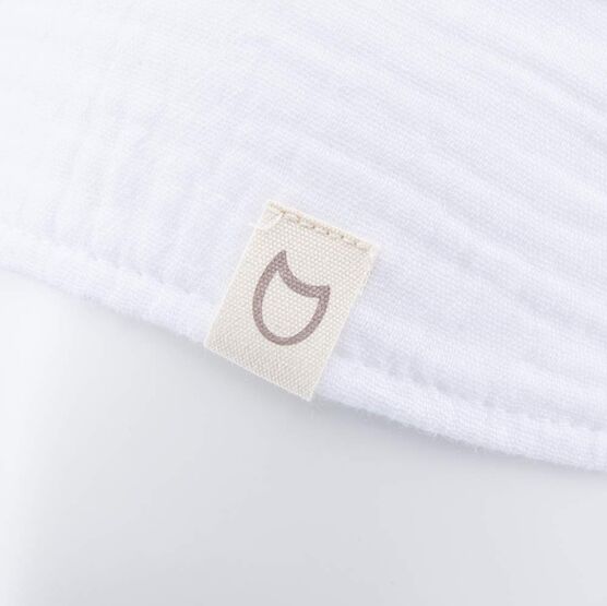 07811992-40 Белая косынка из муслина на резинке для девочки белый фото №3