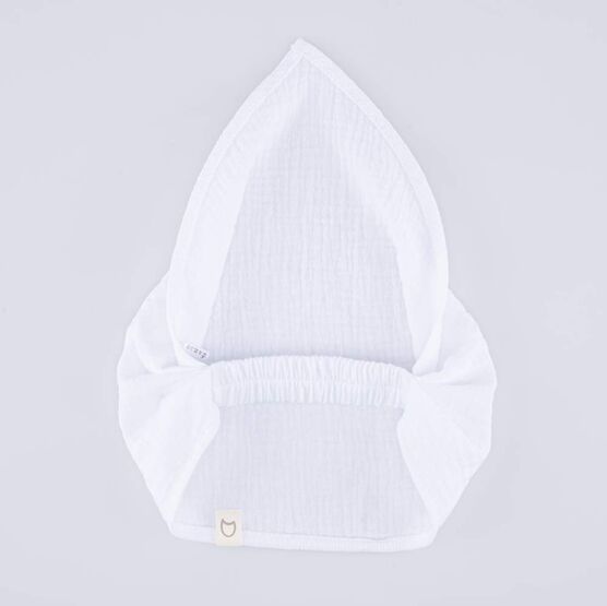 07811992-40 Белая косынка из муслина на резинке для девочки белый фото №5