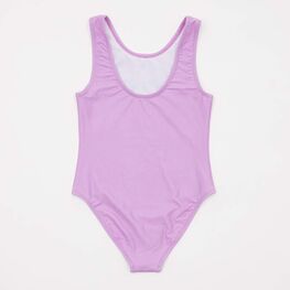 07852085-42 Купальник слитный для девочки Милый мишка для девочки сиреневый фото №2