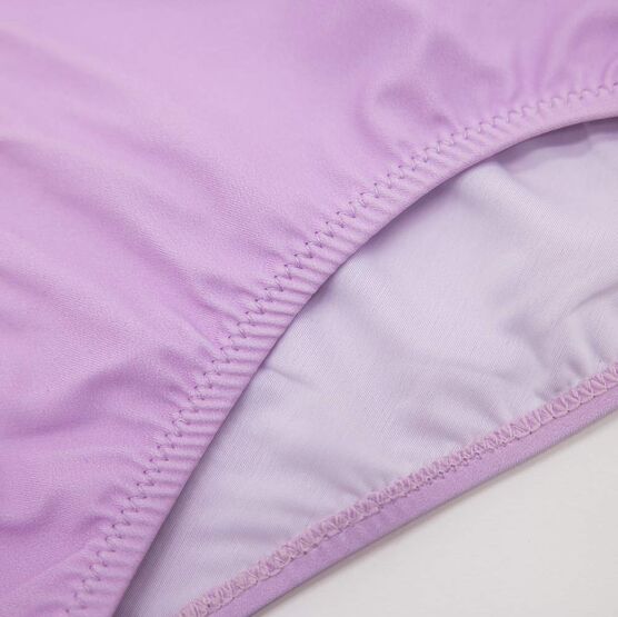 07852086-40 Детский раздельный купальник для девочки сиреневый + голубой фото №3