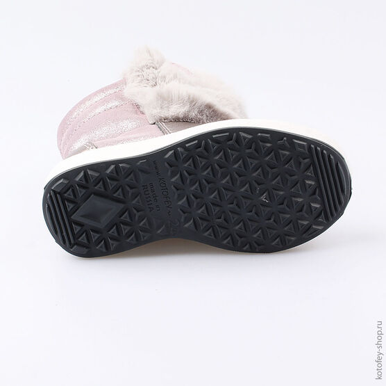 262068-41 Зимние сапожки для девочки для девочки срб-роз фото №3