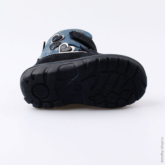 154909-41 Мембранные ботинки для девочки светло-синий фото №3