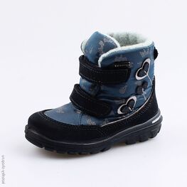 154909-41 Мембранные ботинки для девочки светло-синий